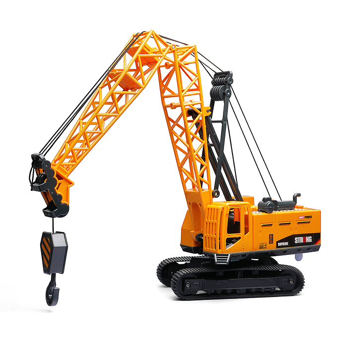 Кран RJ3399A "Башенный" (свет, звук) в коробке (желтый)