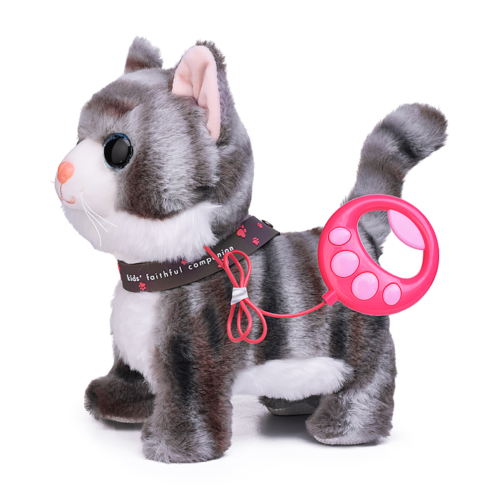 Кошка 00-7634 "Пушинка" (поет, ходит) в пакете