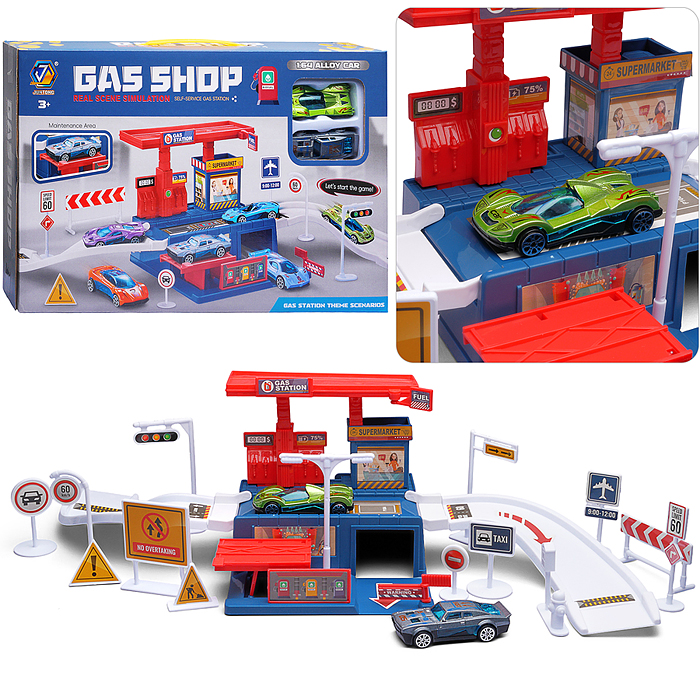 Автозаправка 652-J32 "Легковое авто" в коробке Автозаправка 652-J32 "Легковое авто" в коробке