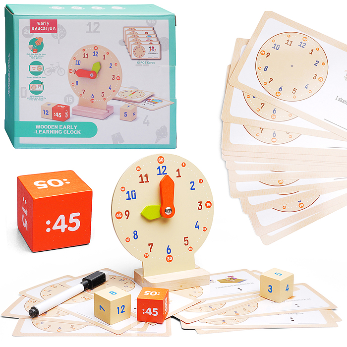 Игра развивающая D2184 "Часики" Игра развивающая D2184 "Часики"