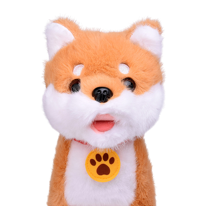 Собака 00-7631 "Персик" (поет, ходит, повторяет) в пакете