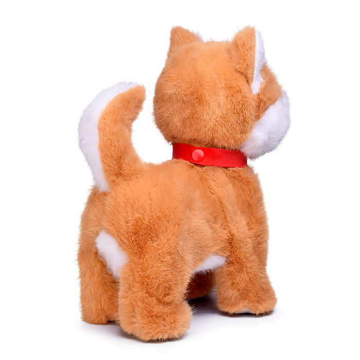 Собака 00-7631 "Персик" (поет, ходит, повторяет) в пакете