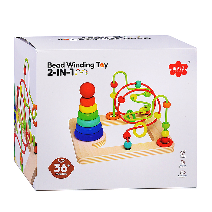 Игра развивающая D2170 "Лабиринт и пирамида"