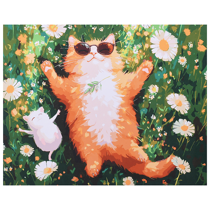 Фото к товару Холст с красками 40x50 по номерам "Счастье в мелочах" (в коробке) (30 цв.) Холст с красками 40x50 по номерам "Счастье в мелочах" (в коробке) (30 цв.)