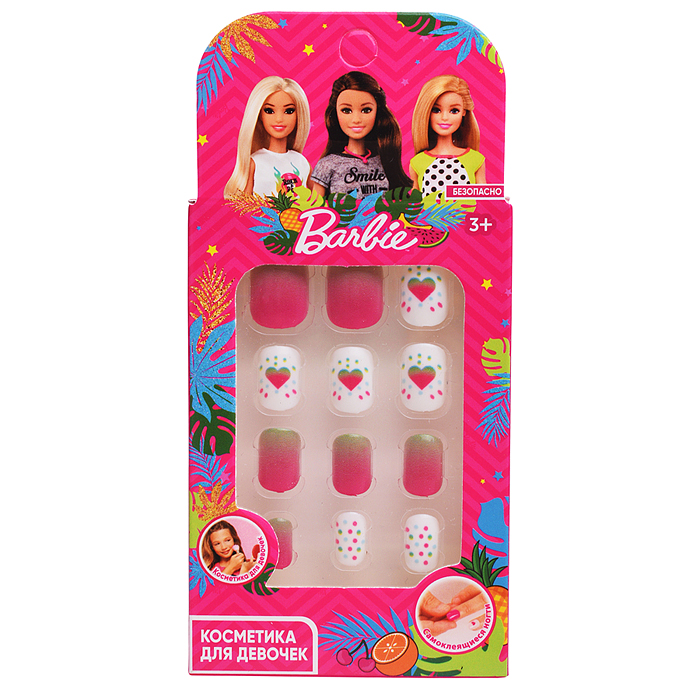 Накладные ногти "Барби" в коробке Накладные ногти "Барби" в коробке