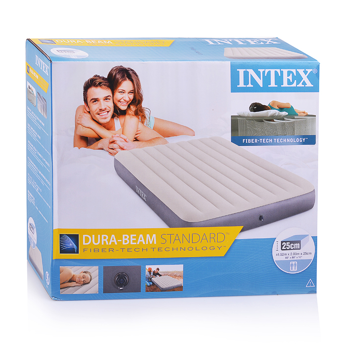 Матрас надувной Deluxe Queen, 152 х 203 х 25 см, 64103 INTEX