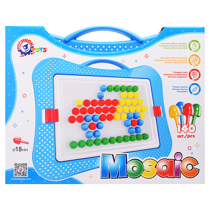 Мозаика 6 из 140 элементов