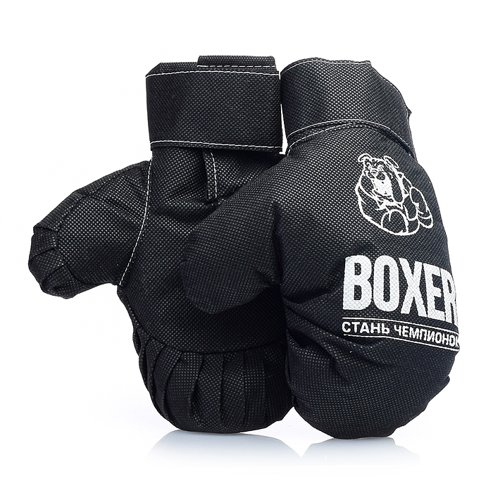 Фото к товару Детские игровые боксерские перчатки ткань (красные) Детские игровые боксерские перчатки ткань (красные)