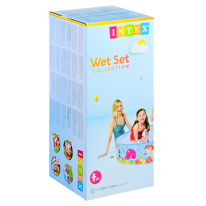 Бассейн «Утёнок», 122 х 25 см, жёсткий борт, от 3 лет, 58477NP INTEX