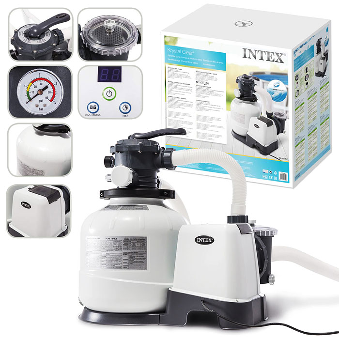 Фильтр-насос для бассейнов песочный 220-240V, 6000 л/ч, 26646 INTEX