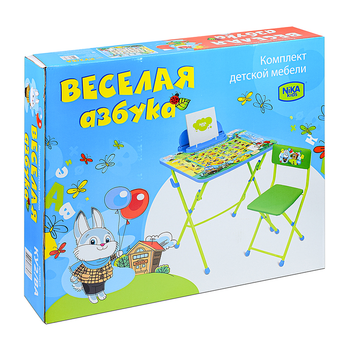 Комплект "Веселая азбука (стол+пенал+стул мягк.) 