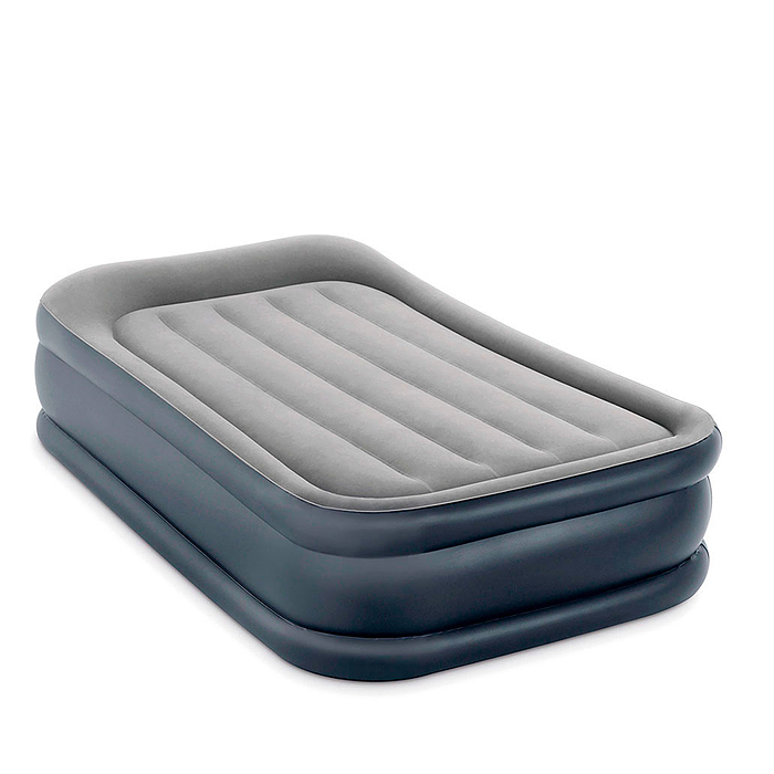 Надувная кровать Deluxe Pillow Rest Raised Bed (99х191х42см,) встроенный насос 220v