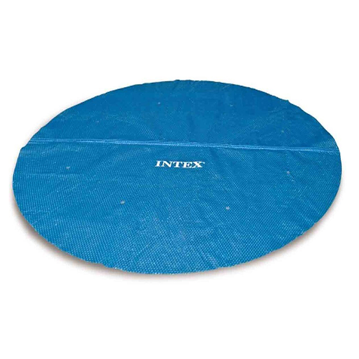 Тент солнечный (пузырьковое теплосберегающее покрывало) для бассейна 2.44 м, 28010 INTEX