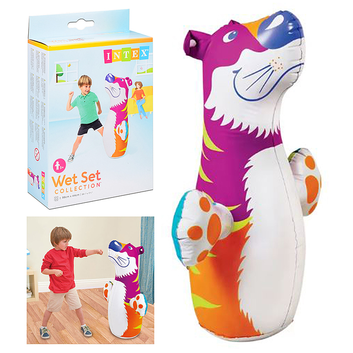 Фото к товару Игрушка для плавания «Зверюшка-неваляшка», от 3-8 лет, микс, 44669NP INTEX Игрушка для плавания «Зверюшка-неваляшка», от 3-8 лет, микс, 44669NP INTEX