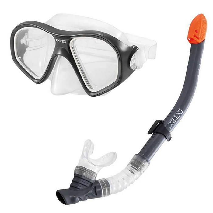 Набор для плавания REEF RIDER, маска, трубка, от 14 лет, 55648 INTEX
