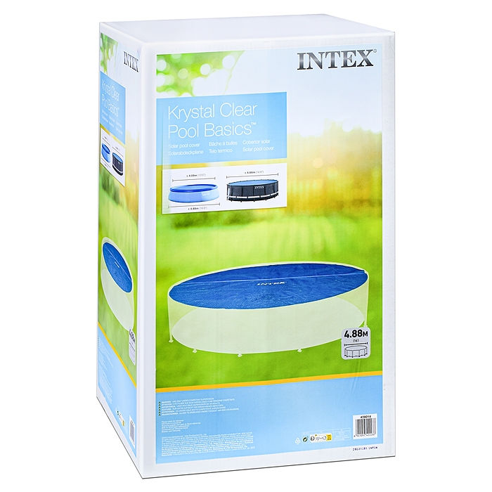 Плавающее термосберегающее покрывало для бассейна 488см, 28014 INTEX