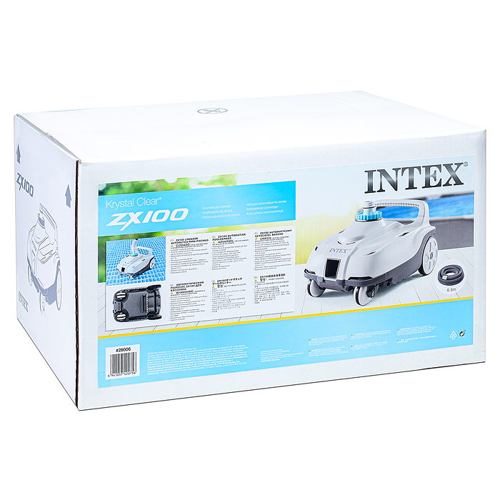 Автоматический пылесос ZX100 для бассейна, для насосов от 6056 до 13248 л/ч, 28006 INTEX