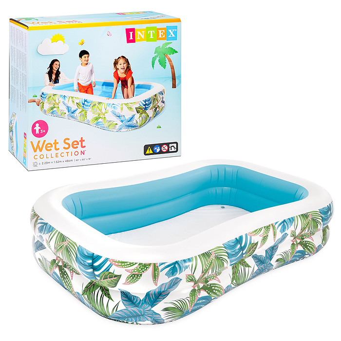 Бассейн надувной “Центр тропического плавания”, от 3 лет 57177NP INTEX