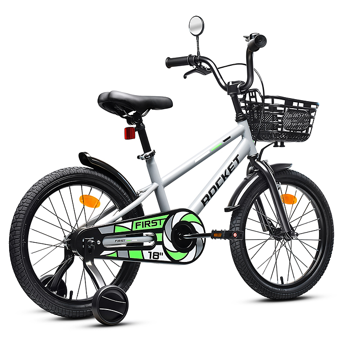 Велосипед 18" Rocket First, цвет серый