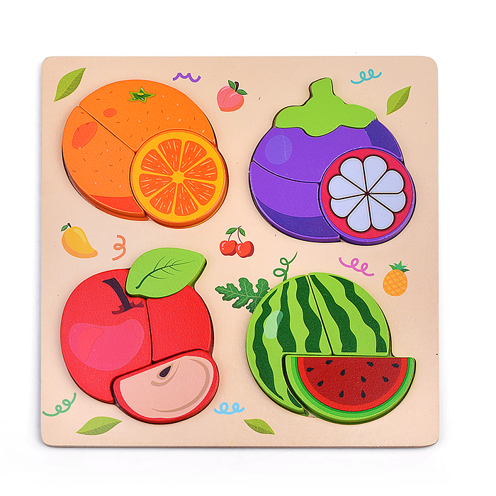 Пазл-вкладыш D2207 "Фруктик"