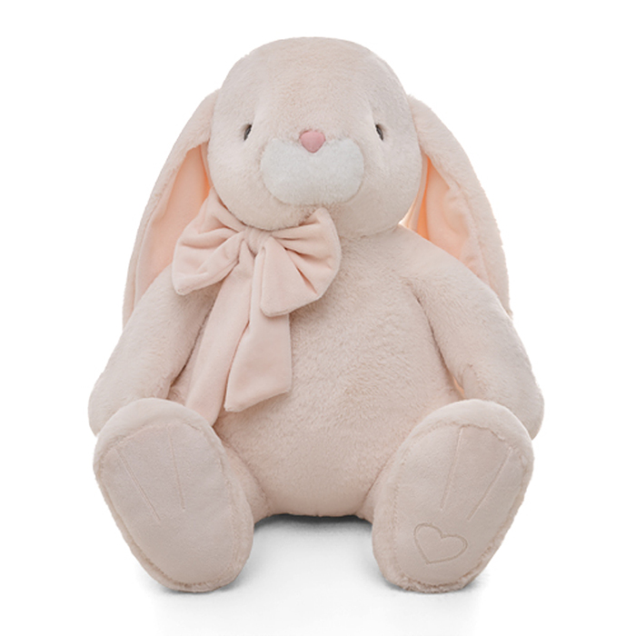Кролик Банни, 37см сидя, персиковый 