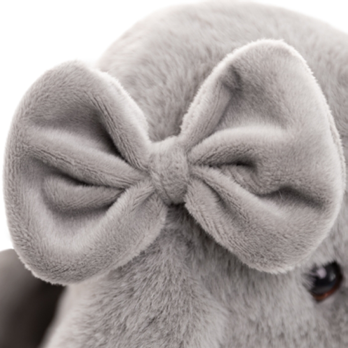 Зайка Молли, 38см сидя, серый 