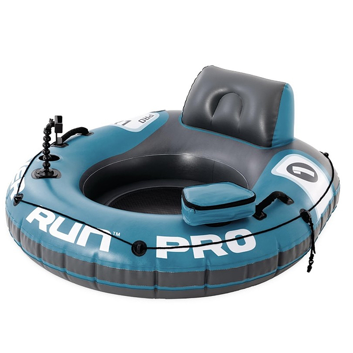 Надувное кресло-плот с сетчатым дном River Run Pro 56843NP  INTEX