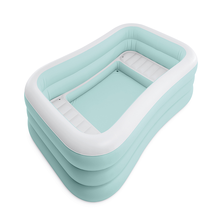 Бассейн надувной семейный "Swim Center" с сиденьями и подстаканниками, 264х165х56см, от 6 лет, 58497