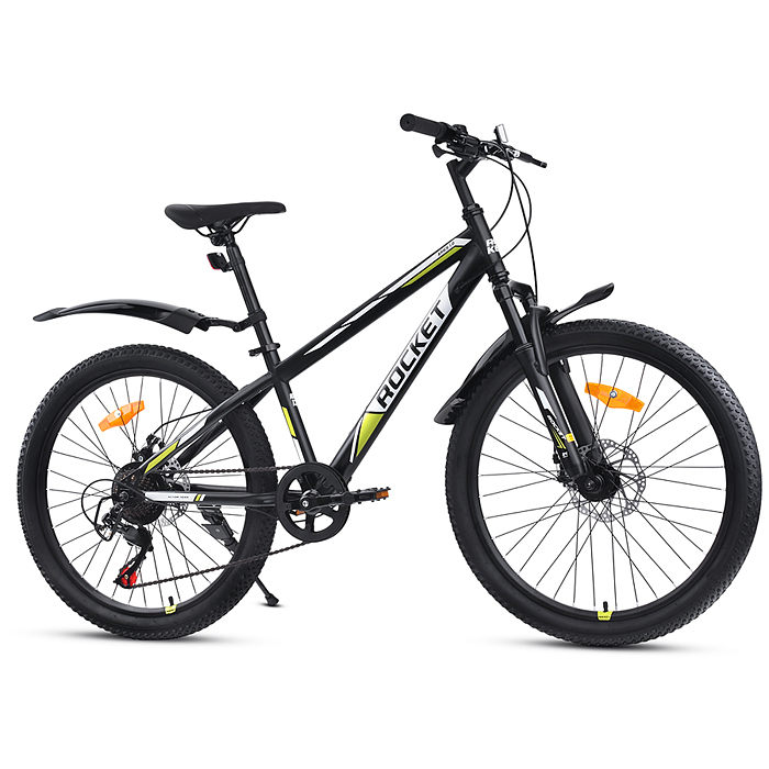 Велосипед 24" Rocket Aries 1.0 , цвет черный, размер 13"