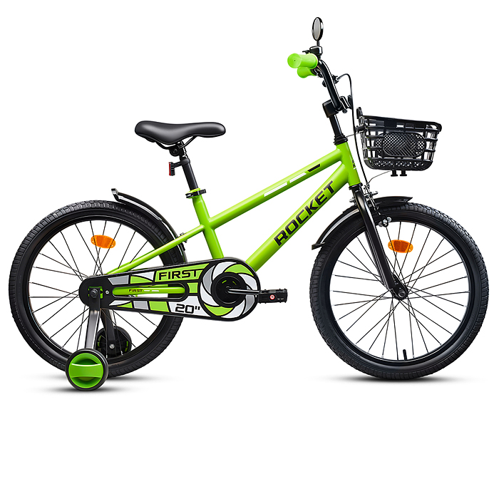 Велосипед 20" Rocket First, цвет зеленый 