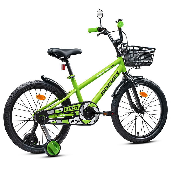 Велосипед 20" Rocket First, цвет зеленый 