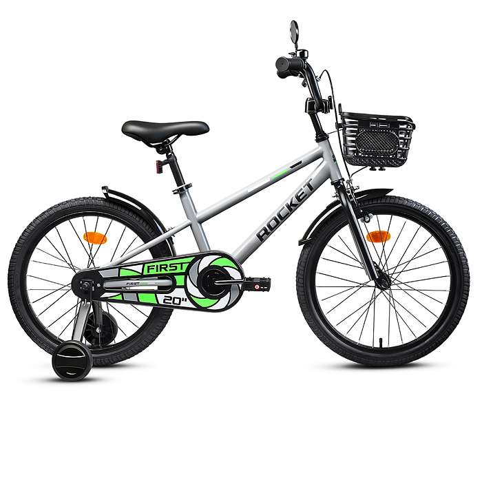 Велосипед 20" Rocket First, цвет серый