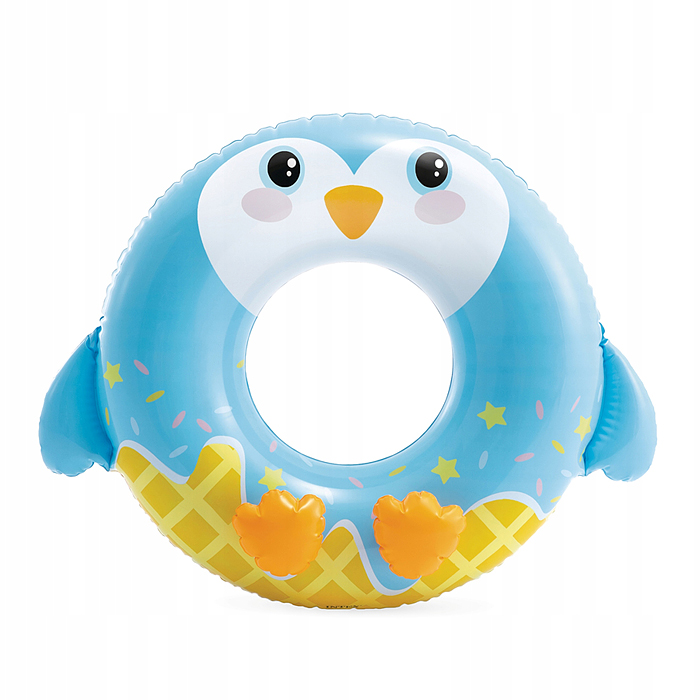 Круг для плавания «Милые зверята», 84 (91) см х 76 см, от 8 лет, до 40 кг, цвет микс, 59266NP  INTEX