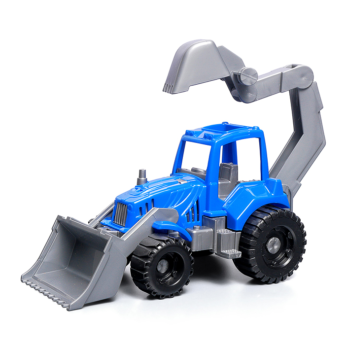 Трактор "Нева" с грейдером и ковшом Трактор "Нева" с грейдером и ковшом