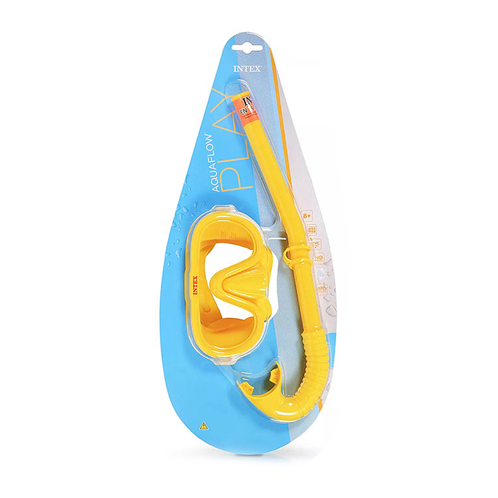 Набор для подводного плавания «Искатель приключений», маска, трубка, от 8 лет, 55642 INTEX