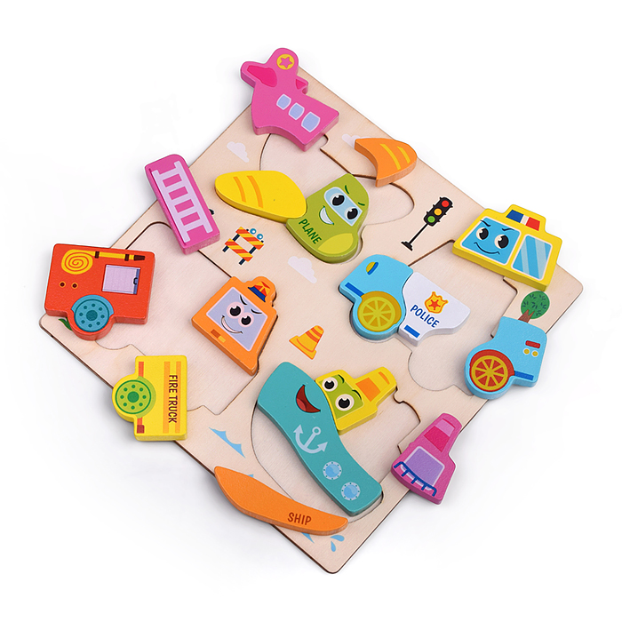 Пазл-вкладыш D2164 "Транспорт"