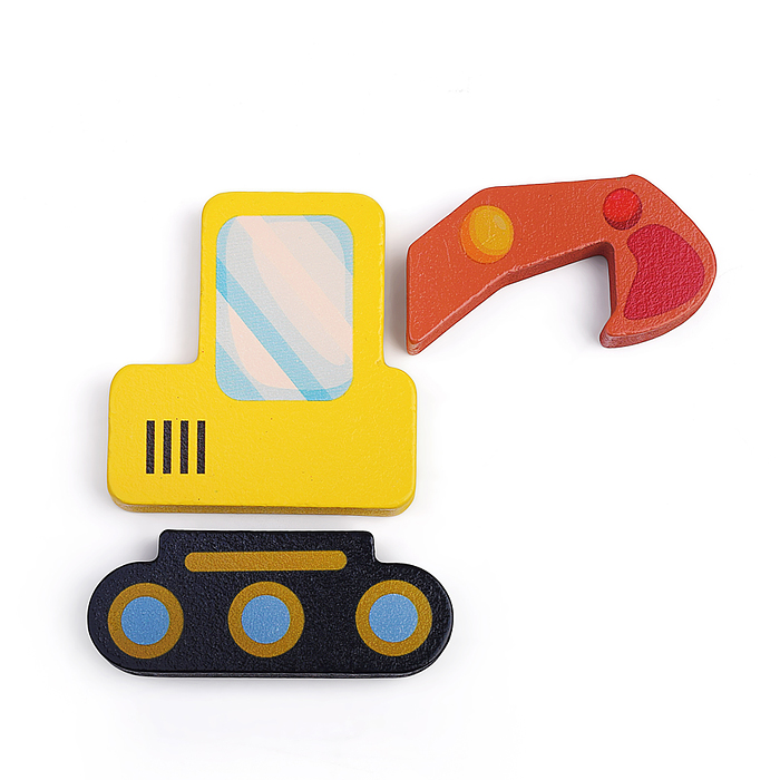 Пазл-вкладыш D2208 "Строительная техника"