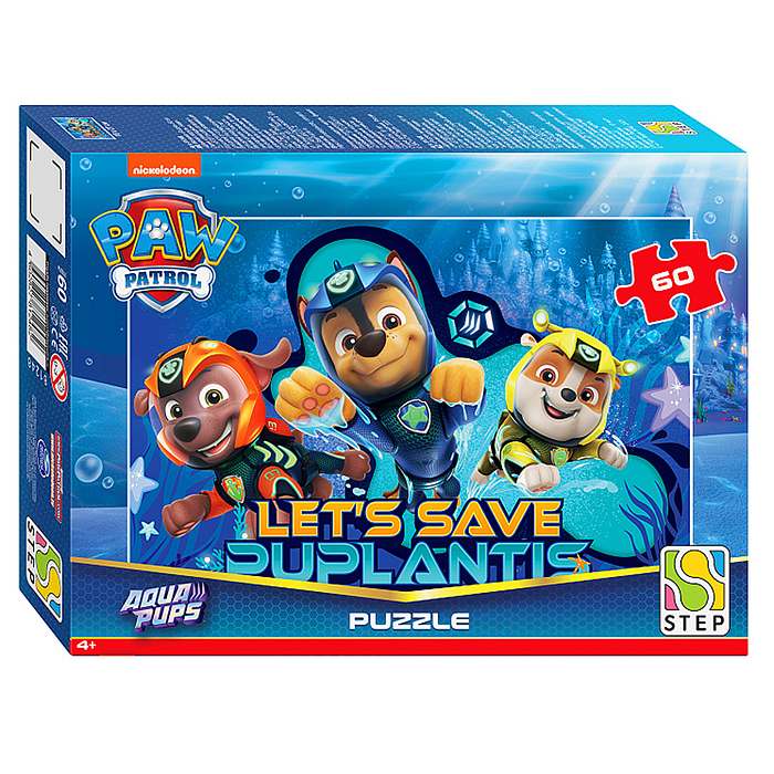 Пазлы 60 "Щенячий патруль. Аква" (Никелодеон)
