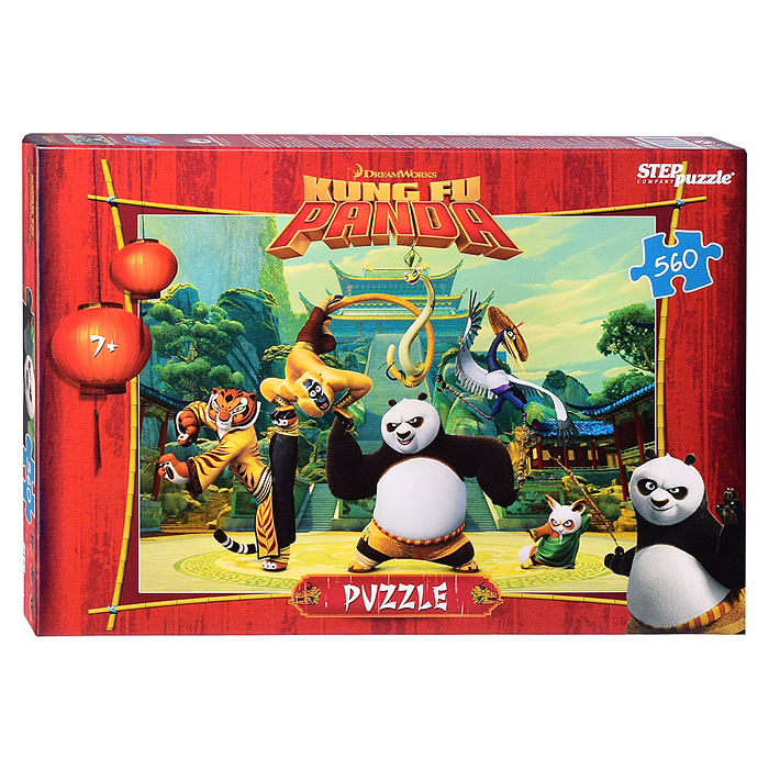 Пазлы 560 "Кунг-фу Панда" (DreamWorks, Мульти)