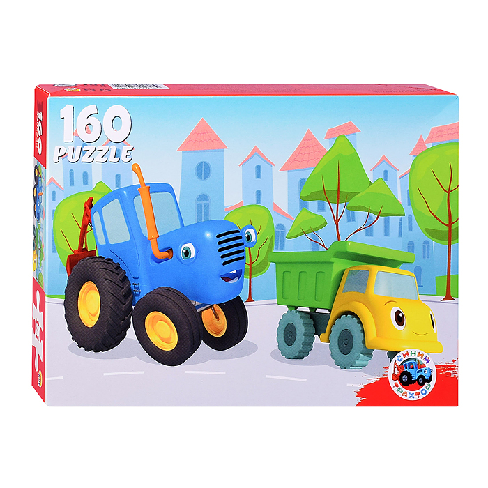 Пазлы 160 "Синий трактор"
