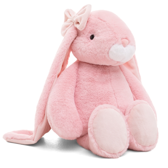 Зайка Молли, 38см сидя, пудровый 