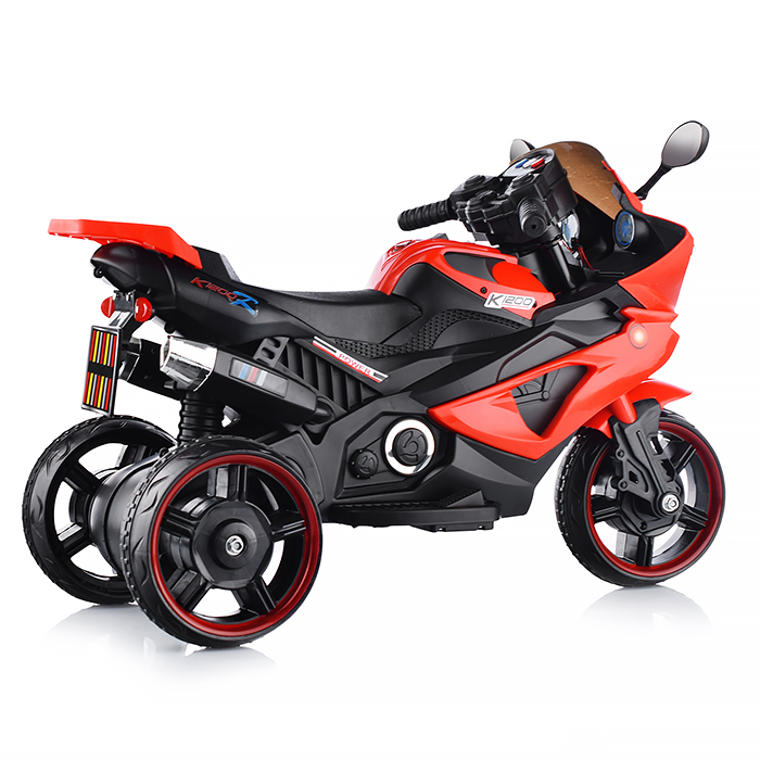 Детский электромотоцикл ROCKET "Байк",1 мотор 20 ВТ, красный