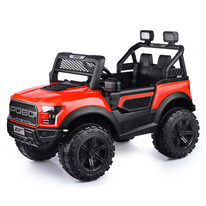 Электромобиль U023470Y "Круиз" на аккумуляторе, с р/у управлением, в коробке (красный)