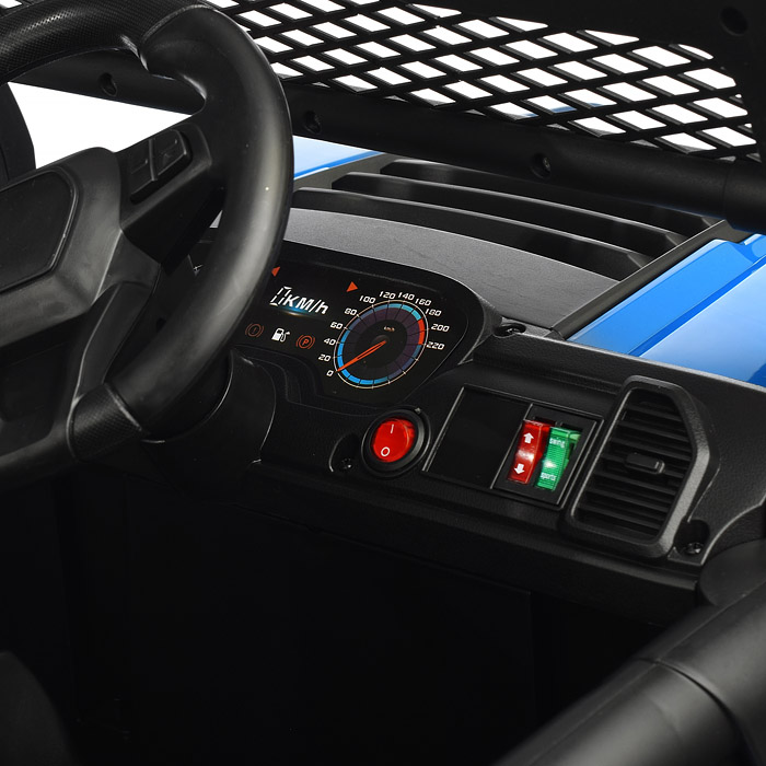 Электромобиль U023470Y "Круиз" на аккумуляторе, с р/у управлением, в коробке (синий)