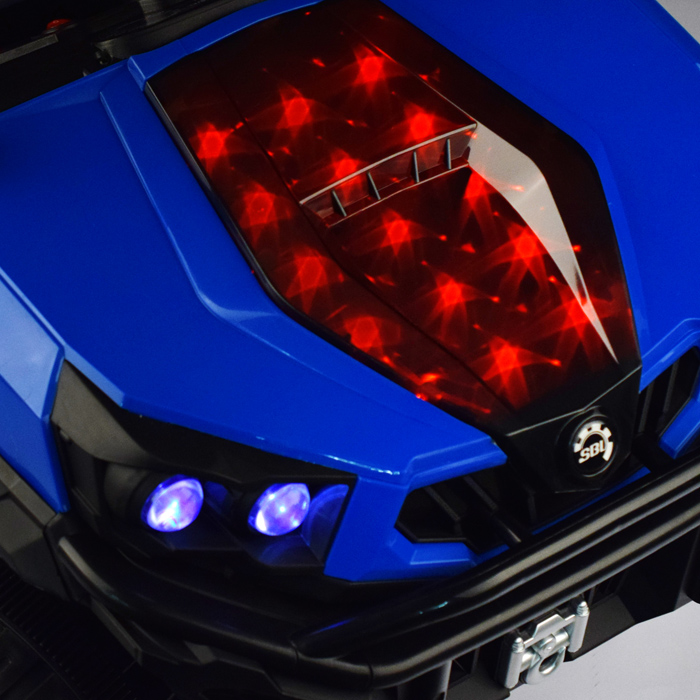 Электромобиль U023408Y "Фиджи" на аккумуляторе, с р/у управлением, 12V4.5 двухприводный (синий)