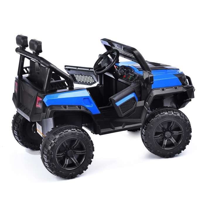 Электромобиль U023408Y "Фиджи" на аккумуляторе, с р/у управлением, 12V4.5 двухприводный (синий)