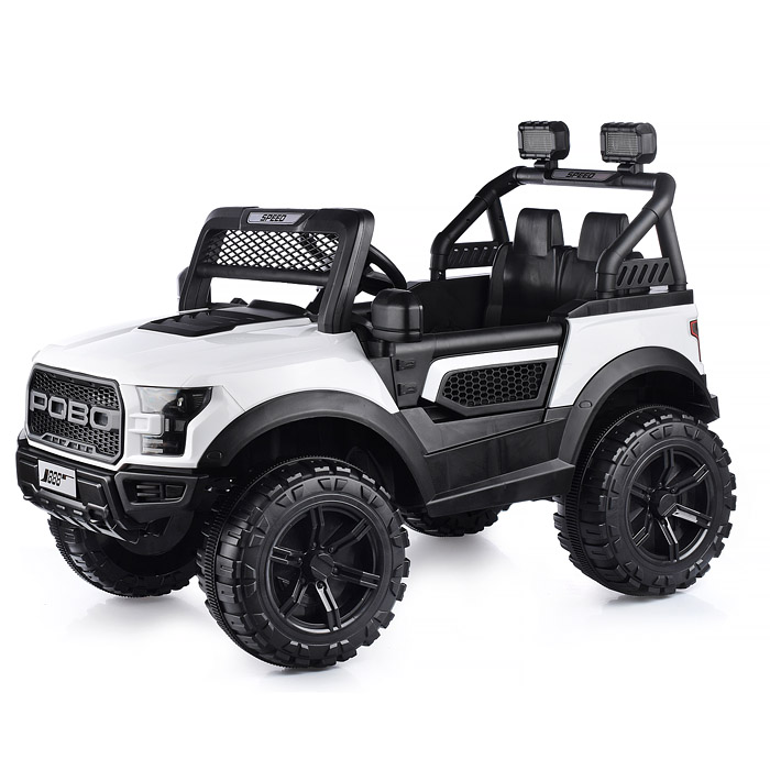 Электромобиль U023470Y "Круиз" на аккумуляторе, с р/у управлением, в коробке (белый)