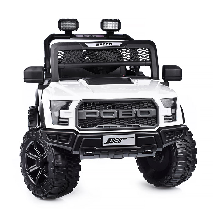 Электромобиль U023470Y "Круиз" на аккумуляторе, с р/у управлением, в коробке (белый)