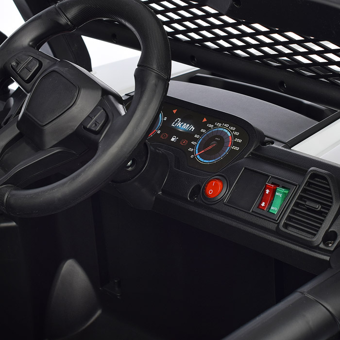 Электромобиль U023470Y "Круиз" на аккумуляторе, с р/у управлением, в коробке (белый)