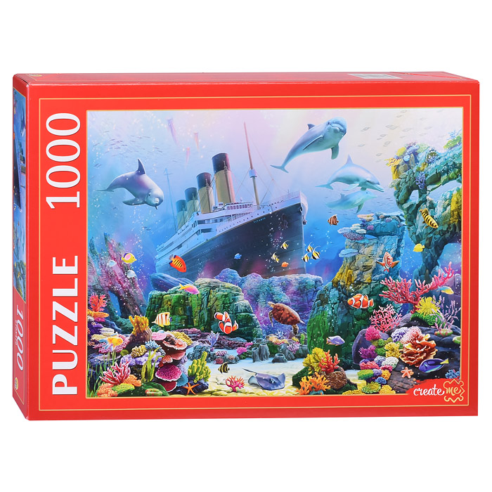 Пазлы 1000 "Затонувший Титаник"